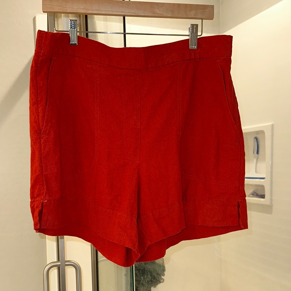 Banana Republic Elegant High Waist Red Women's Shorts
